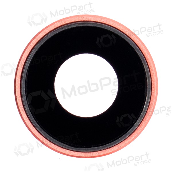 Apple iPhone XR cameraglas (roze) (met frame)