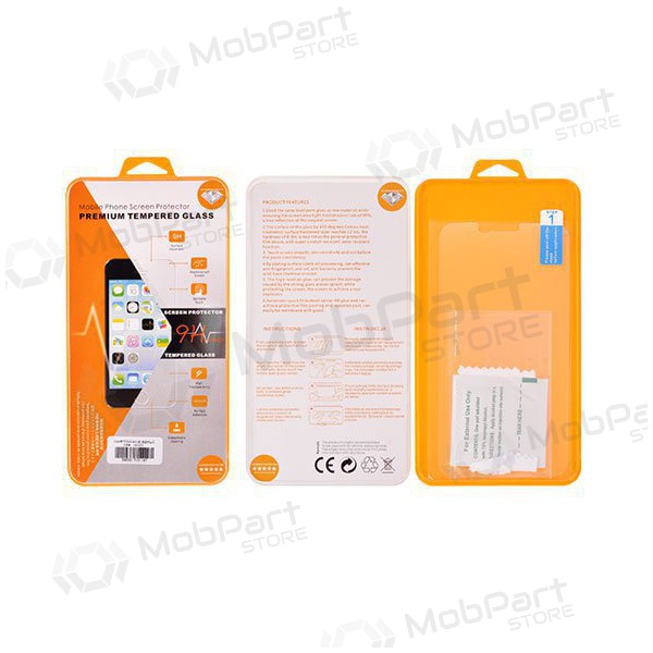Apple iPhone 14 beschermglas - Orange
