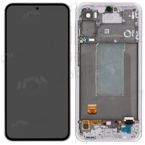 Samsung Galaxy A56 scherm (roze) (met frame) (refurbished)