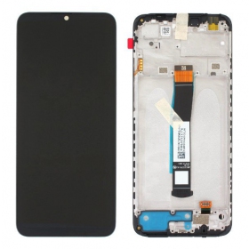 Xiaomi Redmi 10C 2022 / Poco C40 scherm (zwart) (met frame) (Premium)