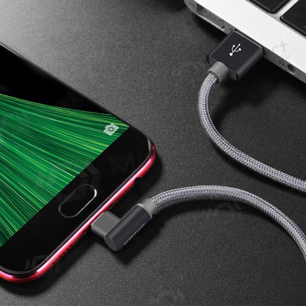 USB kabel Borofone BX26 microUSB 1.0m (grijs)
