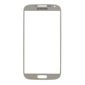 Samsung i9500 Galaxy S4 / i9505 Galaxy S4 **Schermglas (wit) (voor schermreparatie)**