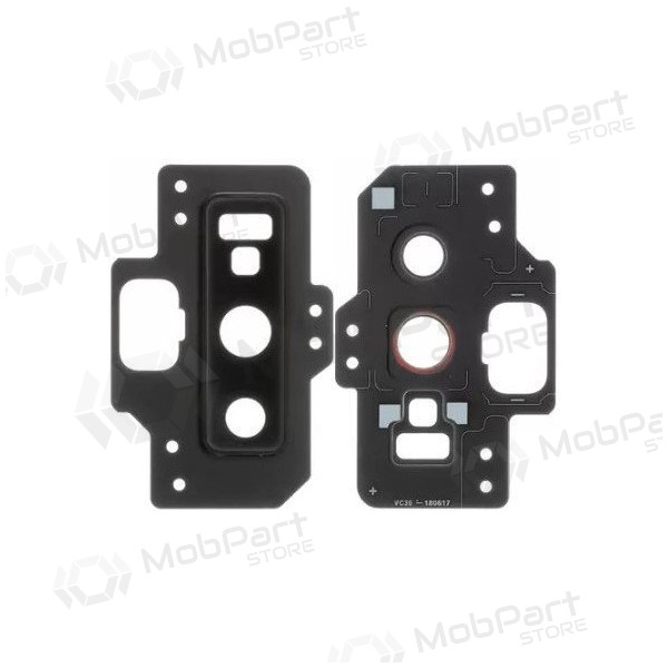 Samsung Galaxy Note 9 cameraglas (met frame) (zwart)