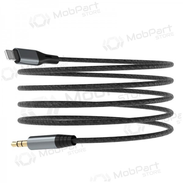 Audiokabel Dudao L11Pro Lightning naar 3.5 mm 1 m zwart