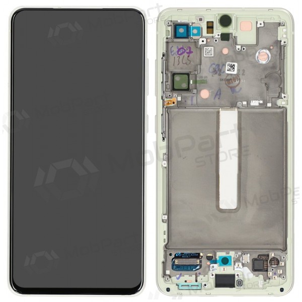 Samsung Galaxy S21 FE 5G scherm (lavendel) (met frame) (origineel)