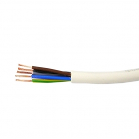 Flexibele kabel Lietkabelis OMY 5x1.0 mm² koperen 100 m spoel.