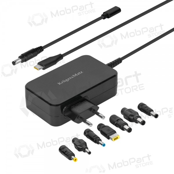 Universele laptoplader Kruger&Matz 90W zwart