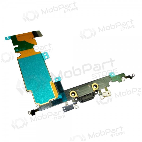 Apple iPhone 8 Plus oplaadpoort en microfoon flexkabel (zwart)