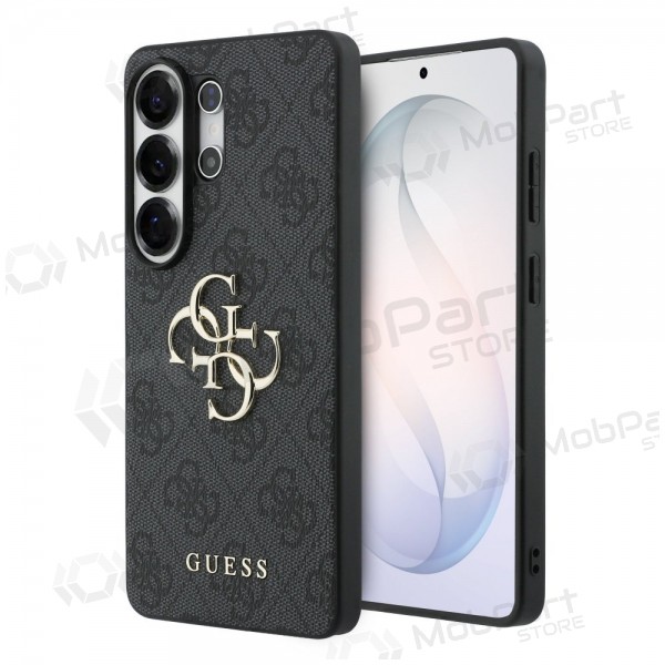 Samsung Galaxy S26 Ultra hoesje - Guess PU 4G Metal Logo (grijs)