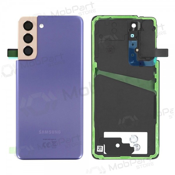 Samsung G991 Galaxy S21 5G achterklep batterij - (Phantom Violet) - (naudotas grade C, originalus)