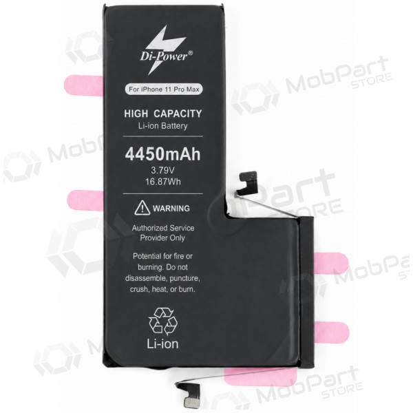 Apple iPhone 11 Pro Max batterij, accu Di-Power 4450 mAh (verhoogde capaciteit)
