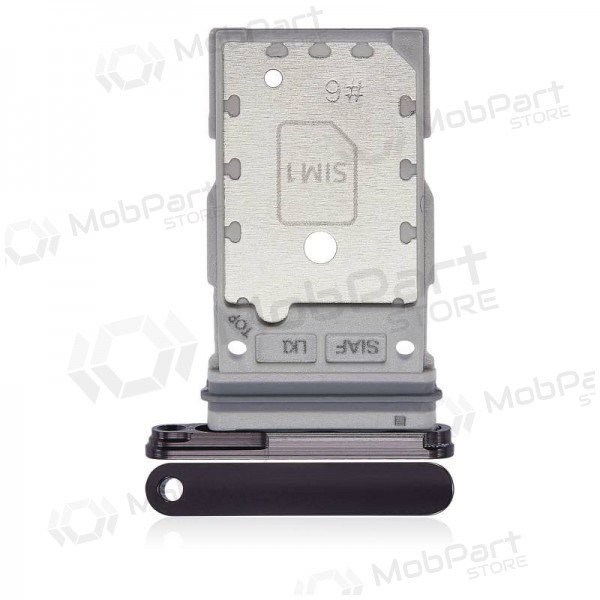 Samsung Galaxy S23 / S23 Plus Dual SIM-kaarthouder (zwart) (service pack) (origineel)