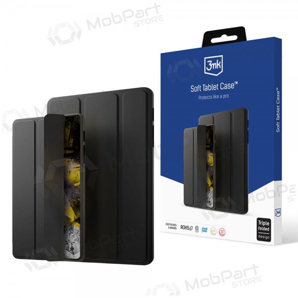 Apple iPad 10.9 2022 hoesje - 3MK Soft Tablet Case (zwart)