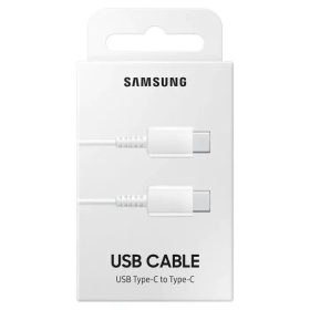 USB kabel Samsung EP-DA705BWEGWW Type-C - Type-C 1.0m (wit) (OEM)