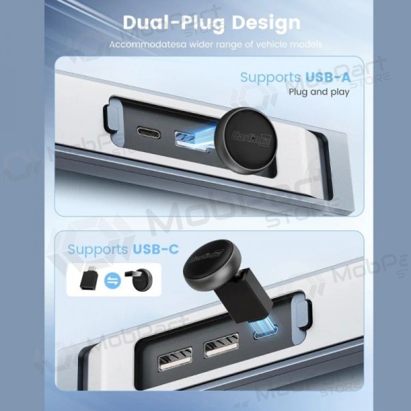 CarPlay adapter Carlinkit Mini Ultra3 draadloze Android Auto zwart