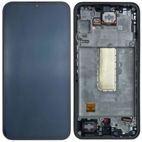 Samsung Galaxy A34 5G scherm - grafitas - su rėmeliu - originalus