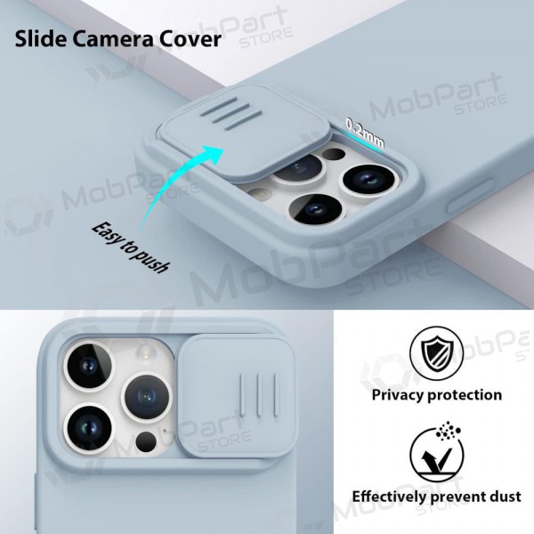 Apple iPhone 14 Pro Max hoesje Nillkin Siliconen (grijs)