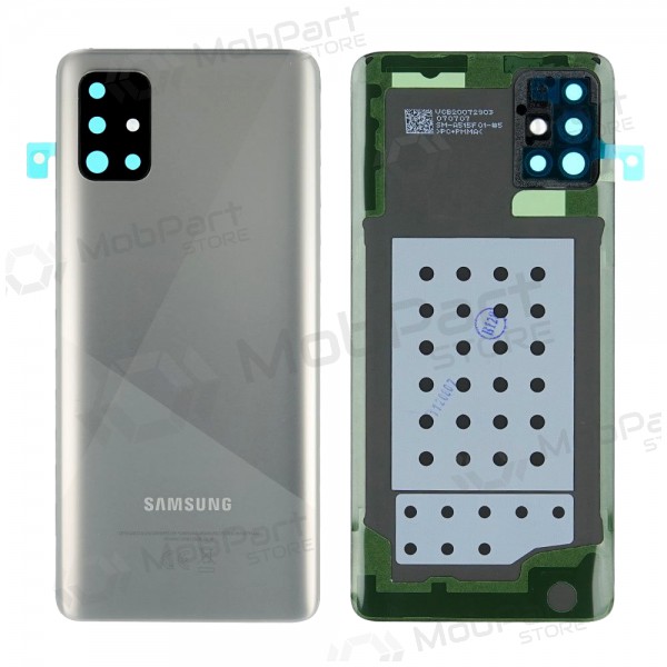Samsung A515 Galaxy A51 2020 achterkant zilverachtig (Haze Crush Silver) (service pack) (origineel)
