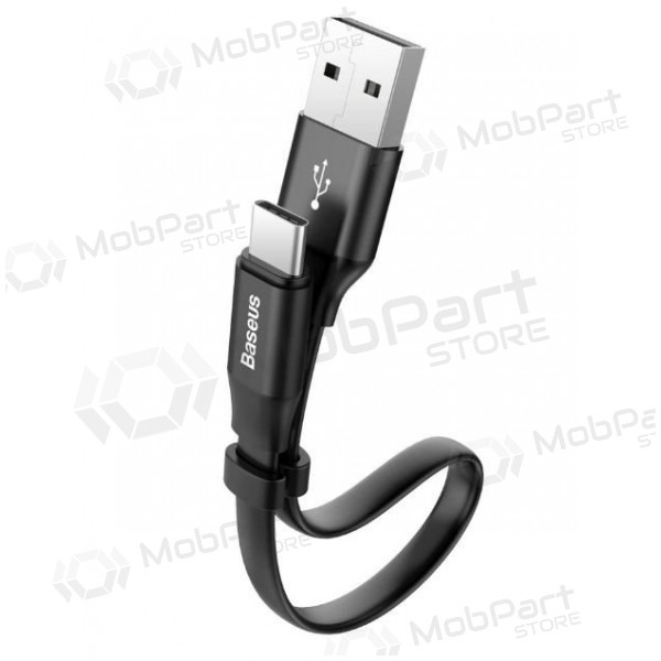 USB kabel Baseus type-C 0.23m (2A) (zwart)