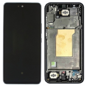 Samsung Galaxy A35 5G scherm (zwart) (met frame) (refurbished)