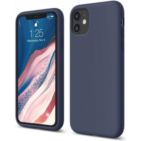 Samsung Galaxy A27 hoesje -Liquid Silicone- 1.5mm donkerblauw