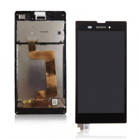 Sony D5103 Xperia T3 scherm (zwart) (inclusief frame) (service pack) (origineel)