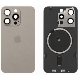 Apple iPhone 15 Pro achterkant (grijs) (Premium)