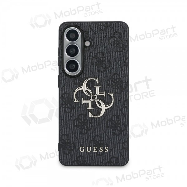 Samsung Galaxy S26 hoesje - Guess PU 4G Metal Logo (grijs)