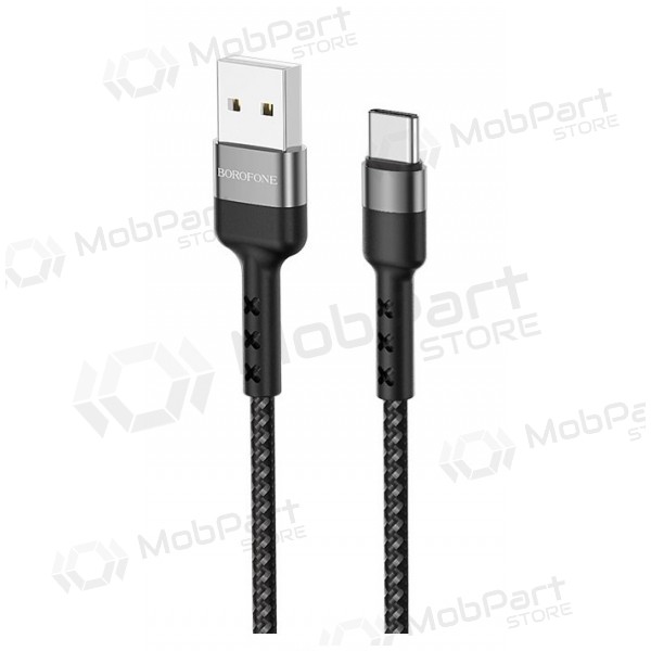 USB kabel Borofone BX34 Type-C 1.0m (zwart)