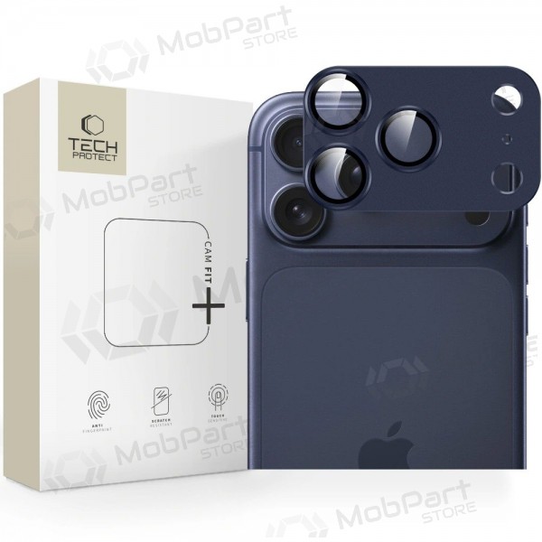Apple iPhone 17 Pro Max camerabescherming - Tech-Protect CamFull Fit+ (Deep Blue)