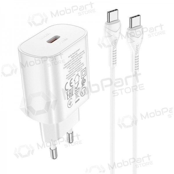 Lader buitinis Hoco N22 Jetta PD25W + Type-C wit