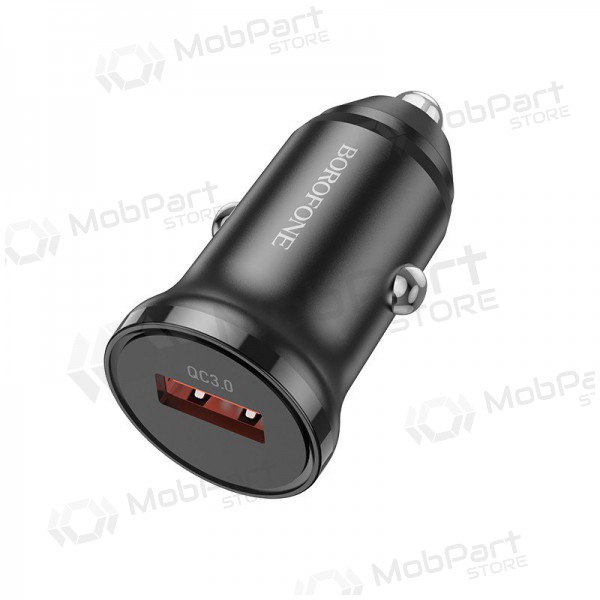 Lader automobilinis Borofone BZ18 Quick Charge 3.0 18W (zwart)