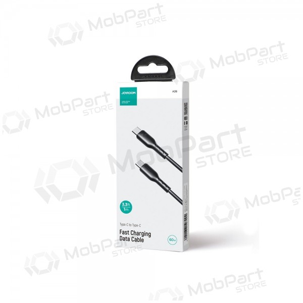 USB kabel Joyroom SA26-CC3 USB-C to USB-C 60W 1.0m zwart