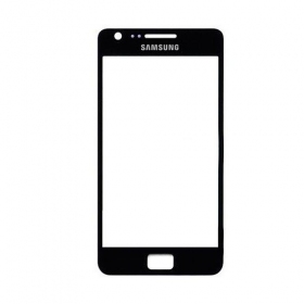 Samsung i9100 Galaxy S2 schermglas (zwart) (voor schermrefurbishment)