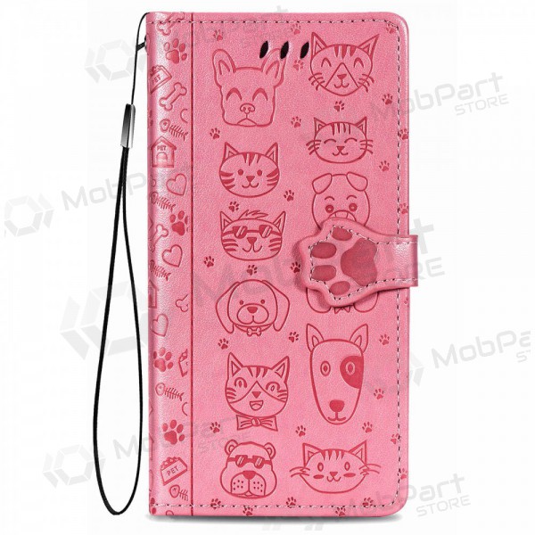 Samsung Galaxy A34 hoesje - Cat-Dog (roze)