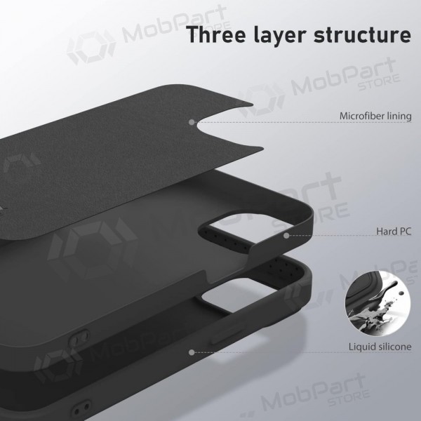 Apple iPhone 14 hoesje - Nillkin Silicone (zwart)
