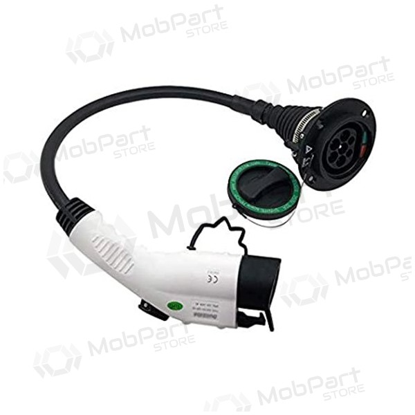 Elektrische auto adapter Duosida, Type 1 (Female) - Type 2 (Male)