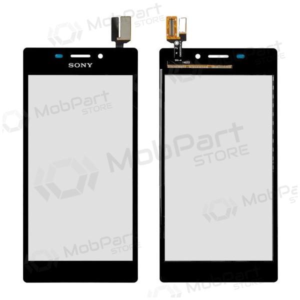 Sony D2302 Xperia M2 Dual / D2303 Xperia M2 / D2305 Xperia M2 / D2306 Xperia M2 aanraakscherm (zwart) touchscreen glas vervanging reparatie deel