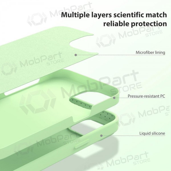 Apple iPhone 14 hoesje - Nillkin Silicone (lichtgroen)