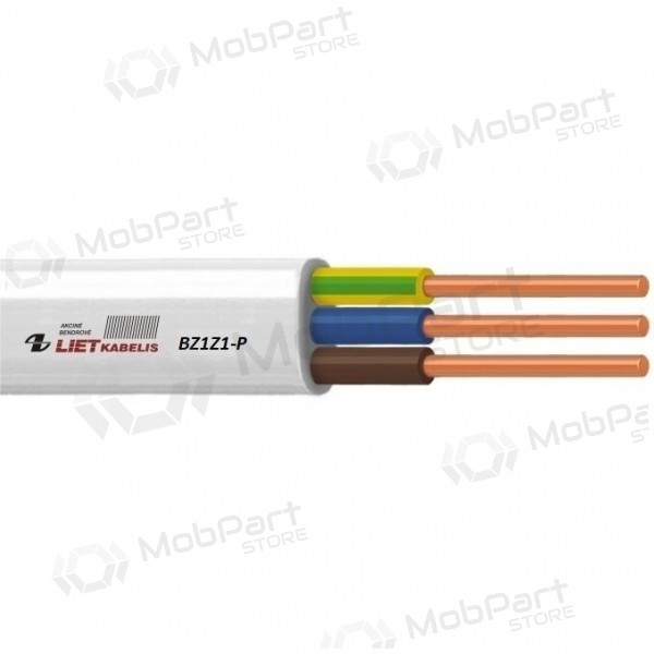 Flexibele kabel Lietkabelis BZ1Z1-P 3x1.5 mm² XLPE LSZH 100 m rol.