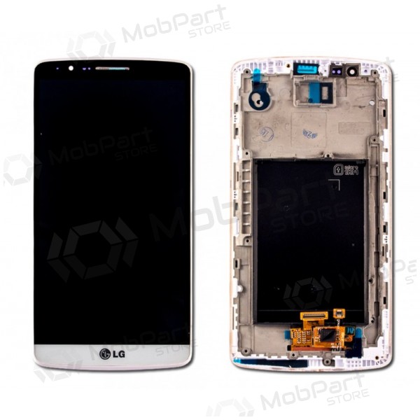 LG D855 Optimus G3 scherm (met een frame) (wit)