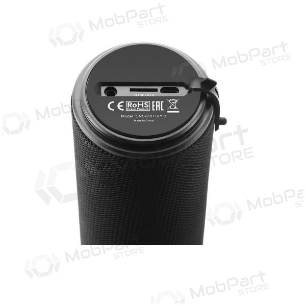 Bluetooth draagbare luidspreker CANYON CNS-CBTSP5 (MicroSD, AUX, BT V5.0, 1200mAh) (zwart)