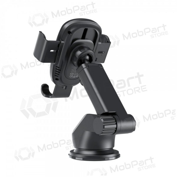 Automobilinis laikiklis-lader Choetech T203-F 15W Gravity Car Charger Holder zwart