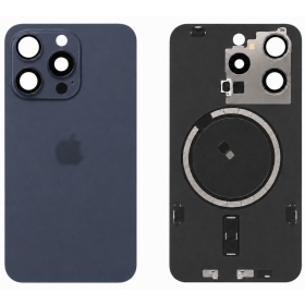 Apple iPhone 15 Pro achterkant (blauw) (Premium)