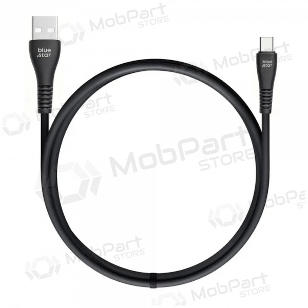 Lightning-kabel Blue Star PJ-DG4-A USB-A naar Lightning 1 m zwart