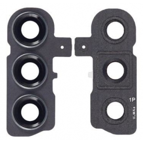 Samsung Galaxy S24 cameraglas (met frame) (zwart)