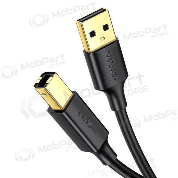 USB-kabel voor printers Ugreen US135 USB-A naar USB-B 5 m zwart