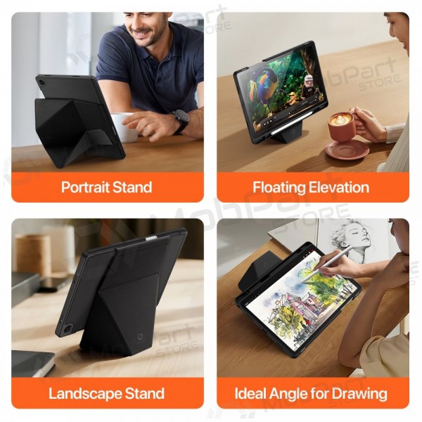 Samsung Galaxy Tab A9+, Tab A11+ hoesje - Dux Ducis Vers (zwart)
