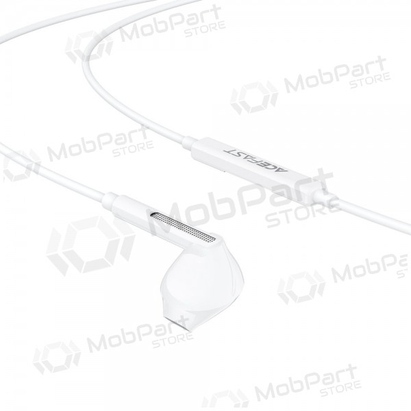 Bedrade oortelefoons Acefast L14 USB-C wit