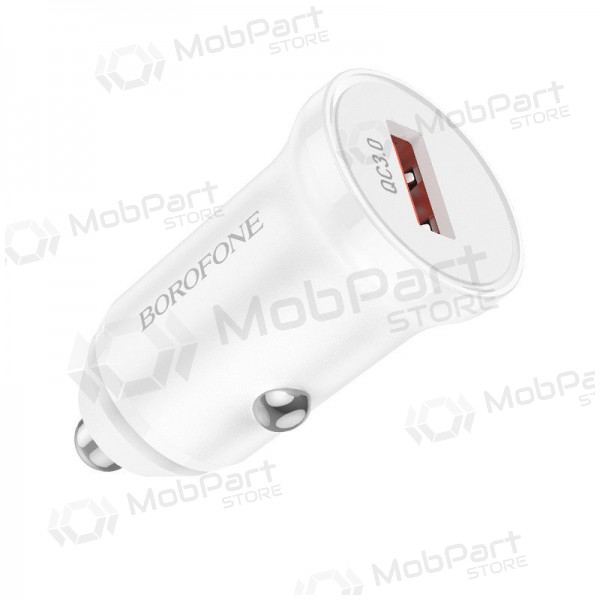 Lader automobilinis Borofone BZ18 Quick Charge 3.0 18W (wit)